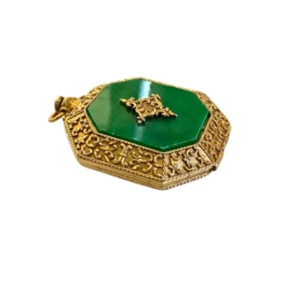 Vintage 1960s Max Factor Pocket Watch Powder Compact - Picture 4 of 4